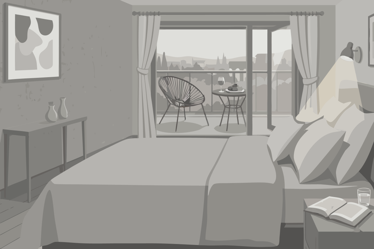 King Room with Accessible Tub - Mobility and Hearing Access/Non-Smoking